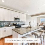 Canterbury Woods kitchen with breakfast bar island - Maronda Homes - Festival of Homes