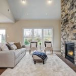 Cherry Valley Lakewood Estates living room with fireplace - Eddy Homes - Festival of Homes