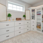 Laurel Pointe large closet drawers shelves - Infinity Homes - Festival of Homes